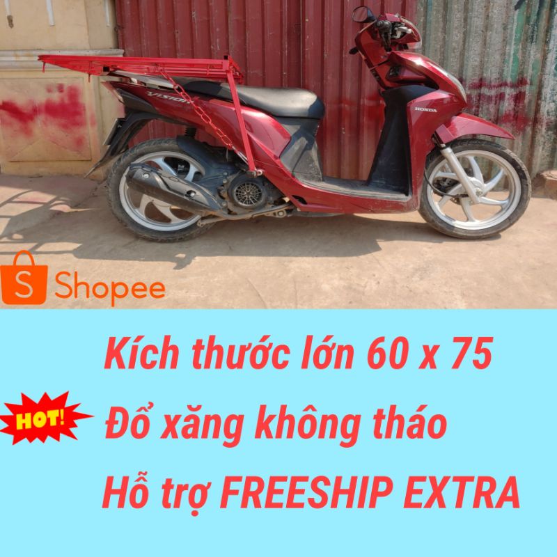 Giá xe đa năng tháo nắp đổ xăng - Kích thước lớn 60 x 75