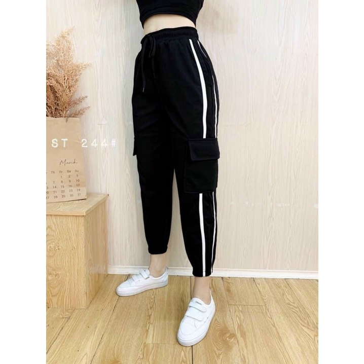 Quần thể thao - Quần gió joggers túi hộp cao cấp nam nữ hottrends 2021