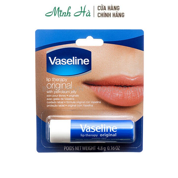 Son dưỡng môi Vaseline Lip Therapy 4.8g dưỡng môi dịu nhẹ và mềm mại tự nhiên