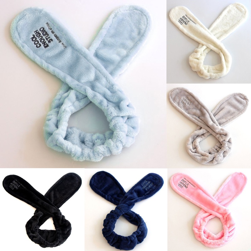 Băng Đô Tai Thỏ Bằng Dây Sắt Dễ Thương Có Thể Điều Chỉnh