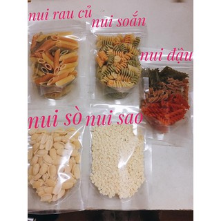 Combo các loại nui hữu cơ cho bé ăn dặm