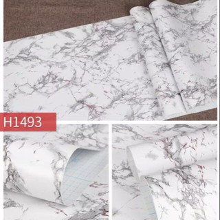 decal 1m giấy dán tường có sẵn keo dán - đá hoa cương vân xám