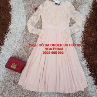 Đầm midi ren