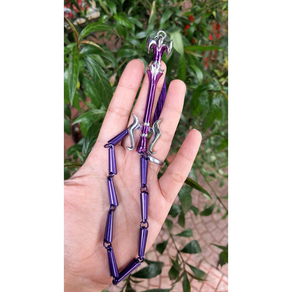 [ Tặng đế ]Mô hình hợp kim nhẫn và roi Tử Điện Giang Trừng - MDTS - Baystore