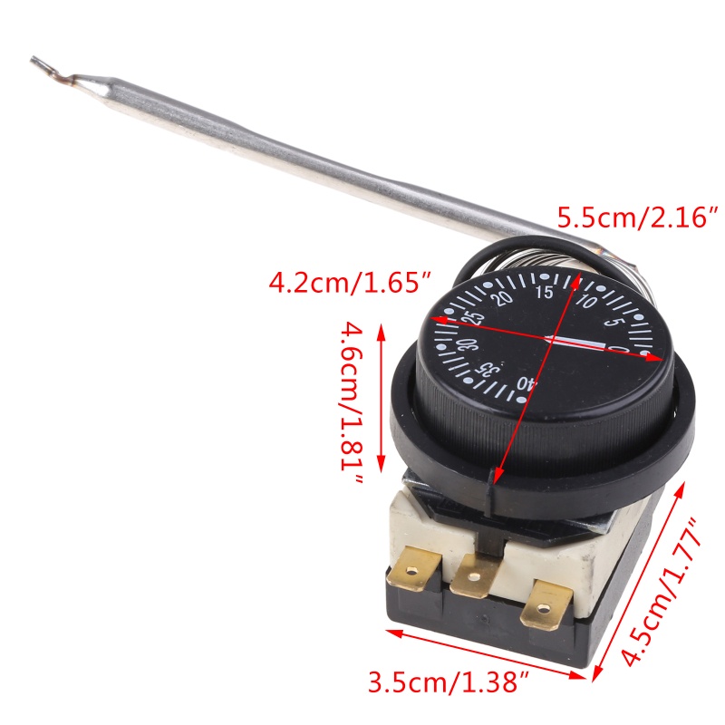 ✿ 0-40°C Công Tắc Điều Khiển Nhiệt Độ Cảm Biến Tự Động