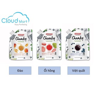 Mứt Trái Cây Andros Chunky túi 1kg - Nguyên vật liệu pha chế - Nguyên vật liệu trà sữa - Cloud Mart
