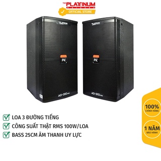 Cặp loa thùng karaoke gia đình platinum ad-310 pro. loa 3 đường tiếng . công suất thực rms 100w/loa