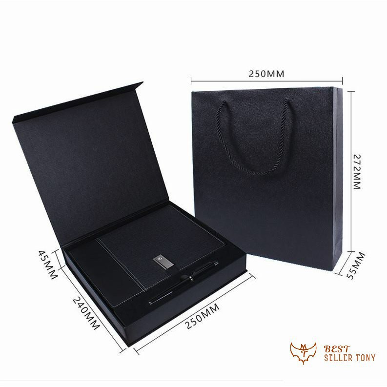 Sổ tay kiêm sạc dự phòng 8000mAh có dây sẵn bên trong  - Giá siêu hấp dẫn