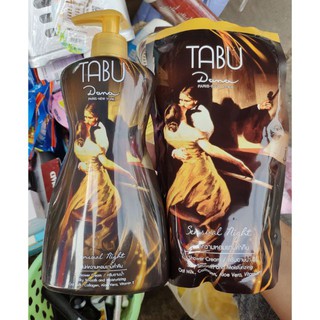 Sữa tắm tabu chai 500ml tặng bịch 400ml