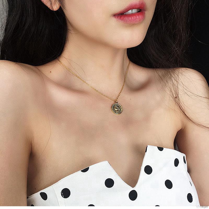 Dây Chuyền Mặt Đồng Xu Cổ Điển