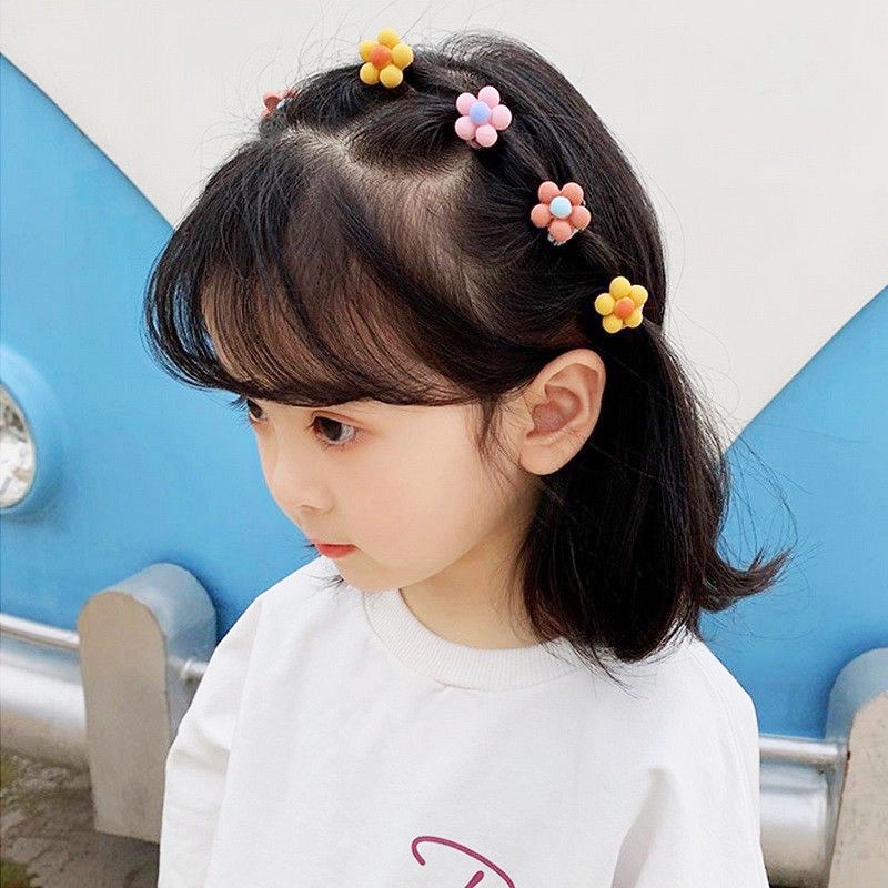 Dây thun cột tóc cho bé gái  nhiều mẫu hình động vật hoa trái cây dễ thương Set 10 dây MOMMAX KIDS cho mọi lứa tuổi