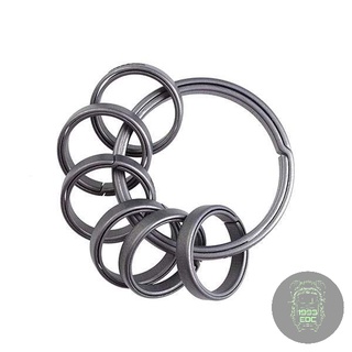 Bộ ring móc khóa MecArmy CH7 Titanium 7pcs Keyring Kit