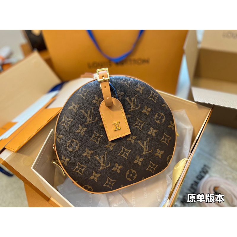 Túi xách nữ LV BOITE size22x20cm chất da dày dặn full 2 box phụ kiện xịn sò