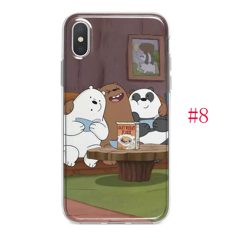 Ốp lưng Samsung Galaxy A01 / A01 Core vỏ điện thoại Silicone mềm Case Ba con gấu3