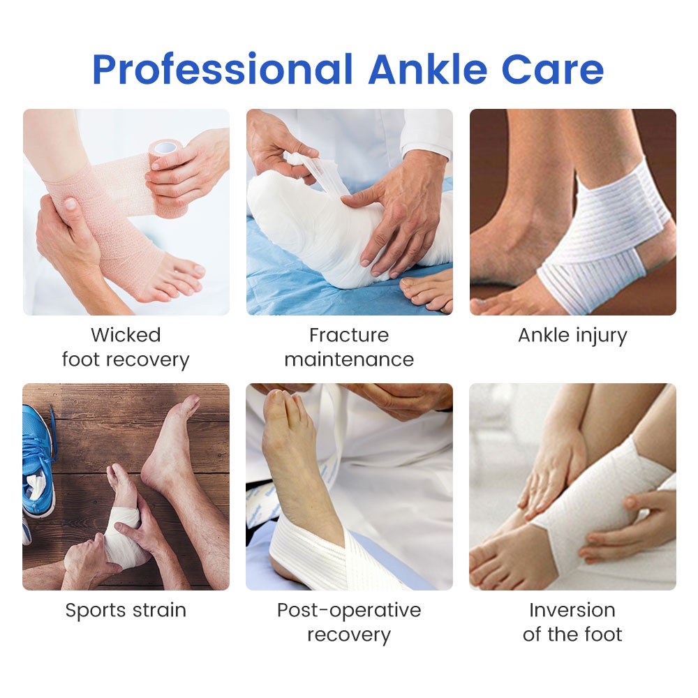 Đai nẹp cố định khớp chân SALORIE thiết kế thoáng khí có thể điều chỉnh
