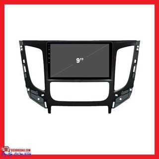 [ SALE ] [Rẻ số 1] MẶT DƯỠNG XE MITSUBISHI TRITON 2018 CƠ 9 INCH CÓ JACK NGUỒN ZIN .