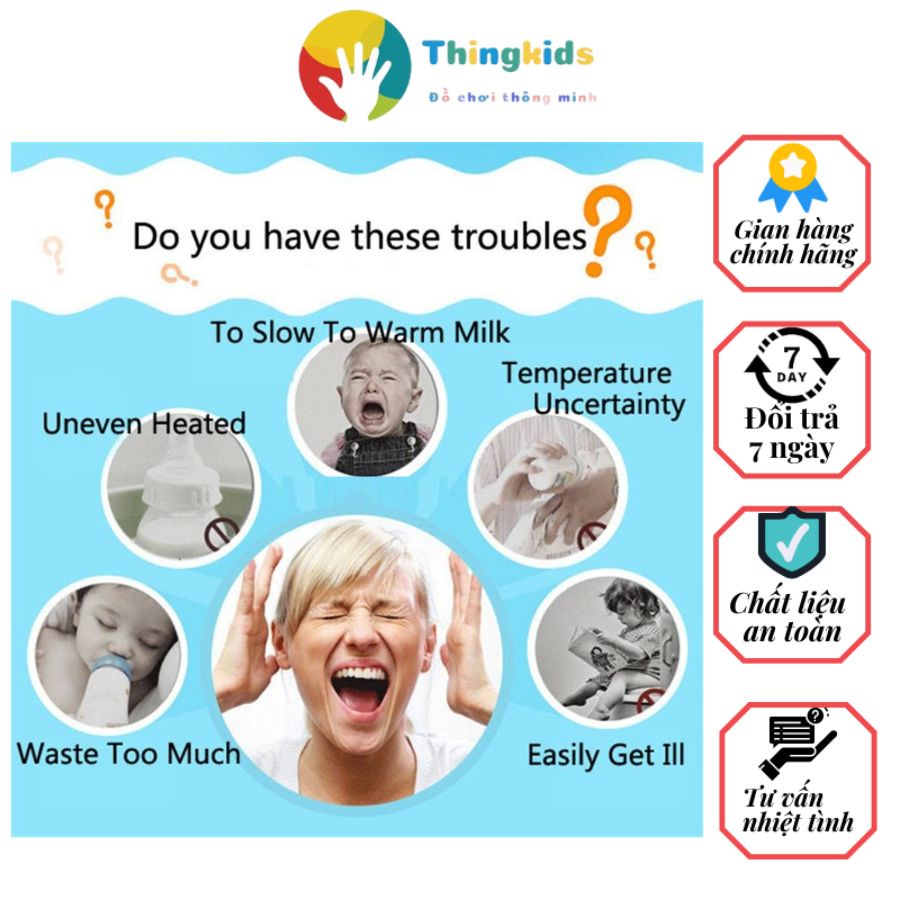 Máy hâm sữa, ủ cháo Yummy YM-18B tiện lợi - Thingkids