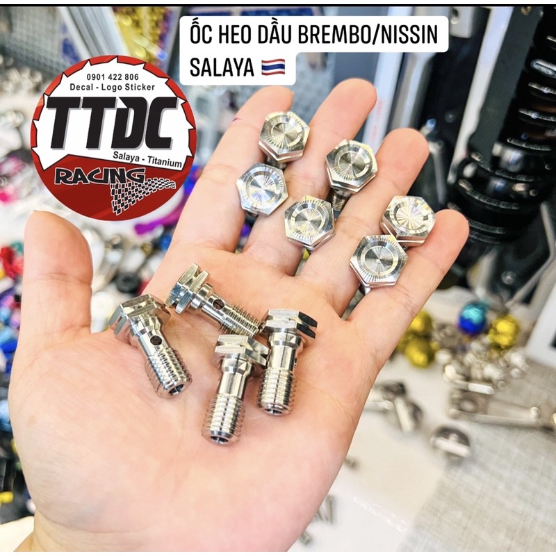 Ốc Salaya Gắn Heo Dầu Nissin / Brembo mẫu thái new 2022 🇹🇭