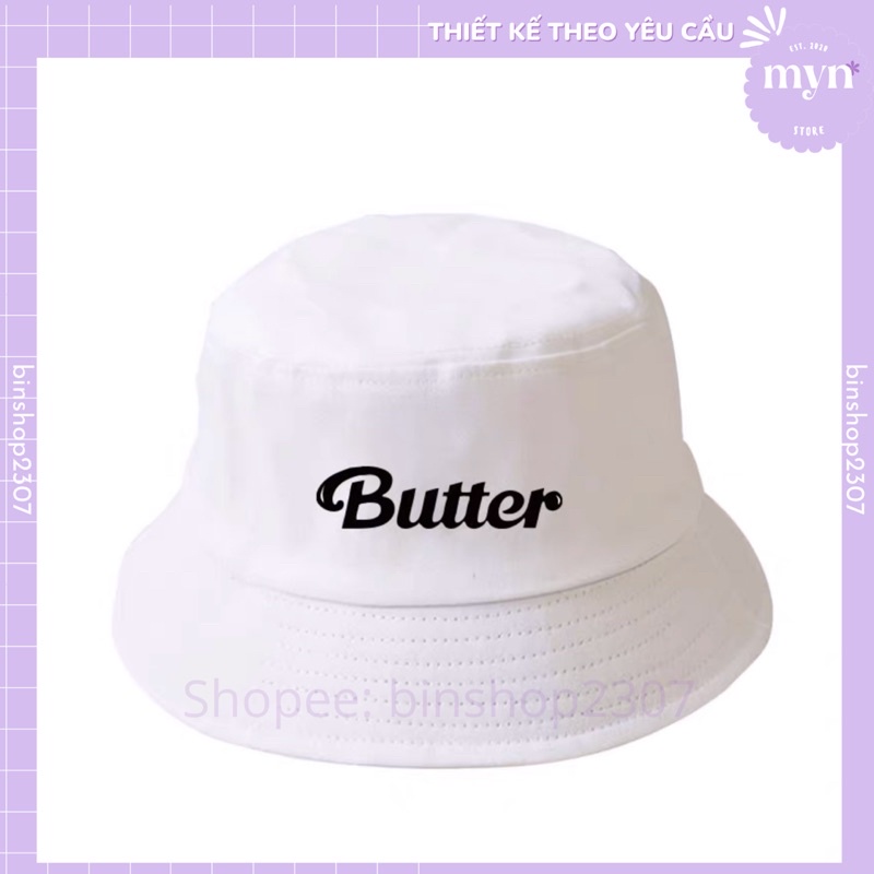 Mũ Bucket Butter BTS Mới Nhất Cho ARMY