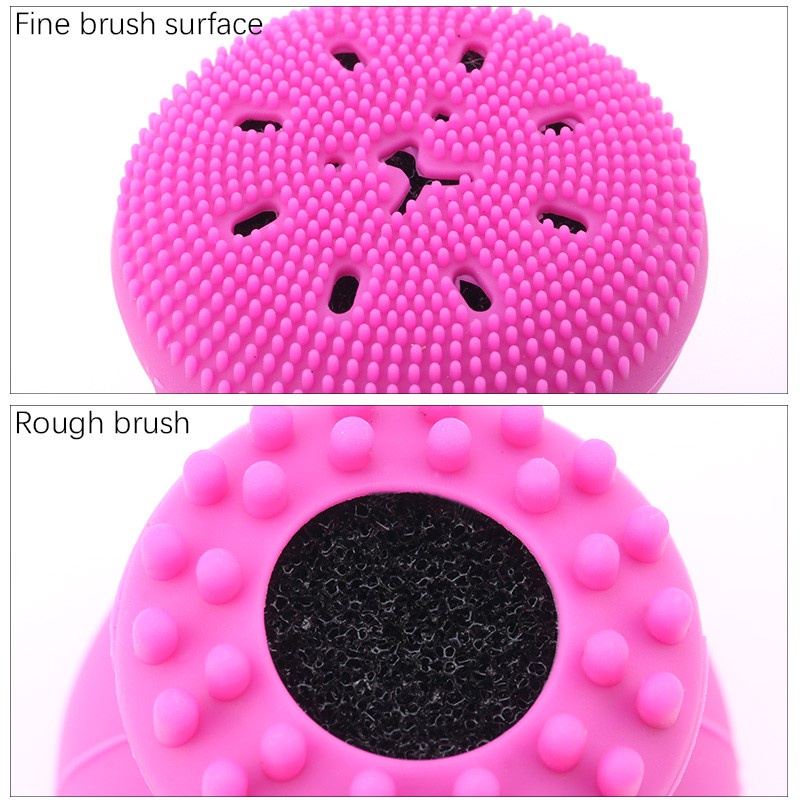 Một cây cọ silicon bạch tuộc giúp làm sạch lỗ chân lông và tế bào tẩy