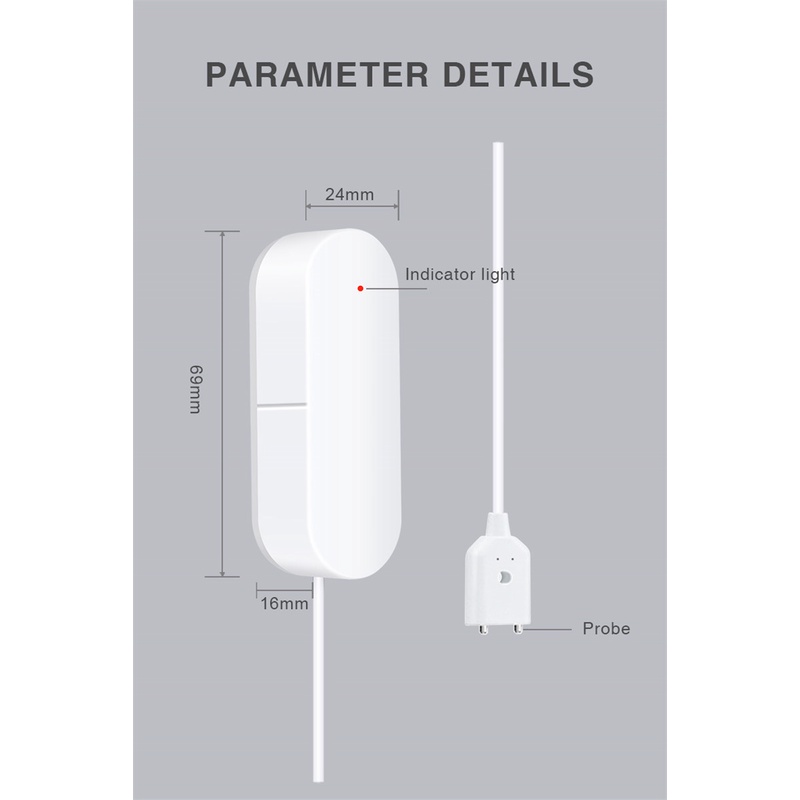 Tuya Cảm Biến Báo Động Tràn Mực Nước Wifi Thông Minh Ứng Dụng Báo Từ Xa Hỗ Trợ Ifttt. Cuộc Sống Và Điều Khiển Bằng Giọng Nói
