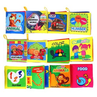 Coolplay Sách Vải Mềm 12 Phong Cách Phát Ra Âm Thanh Sống Động Cho Bé