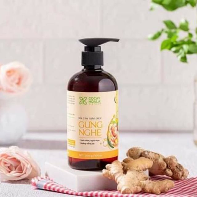 sữa tắm thảo dược GỪNG NGHỆ