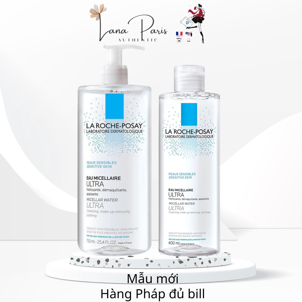 Sẵn Tẩy trang cho da nhạy cảm La Roche Posay Peaux Sensibles 400ml