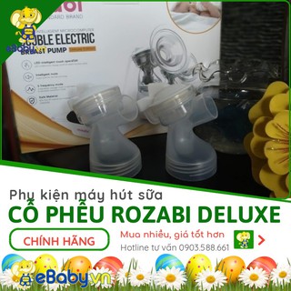 Cổ Bình và Phễu máy hút sữa Rozabi Deluxe (chính hãng)