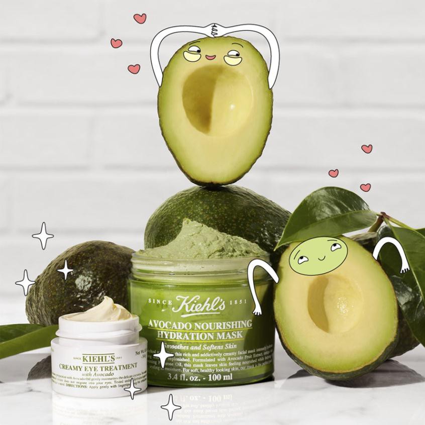 Kiehl's Avocado Nourishing Hydration Mask - Mặt Nạ Cung Cấp Độ Ẩm Cho Da 100ml