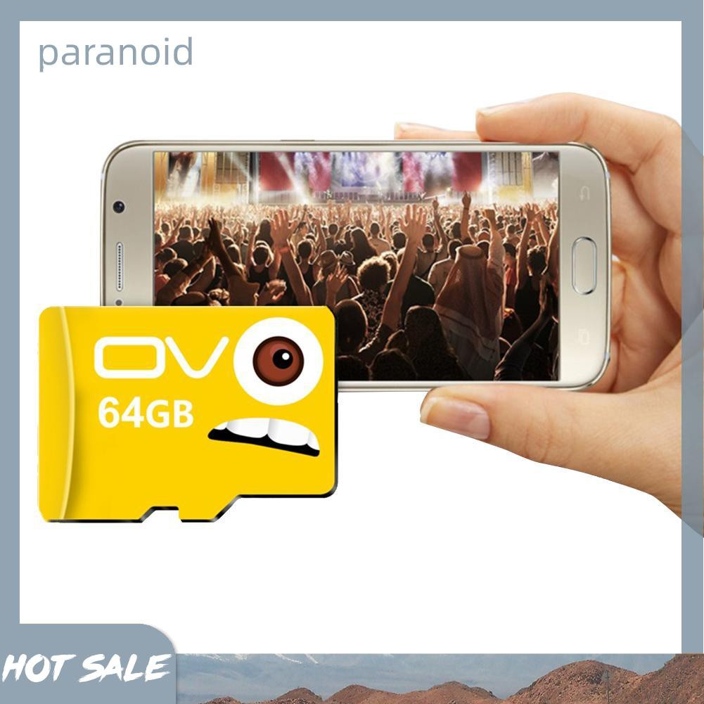 Thẻ Nhớ Paranoid OV CLASS 10 Micro SD 10 MB / s Tốc Độ Cao C10 Phone MP3 TF
