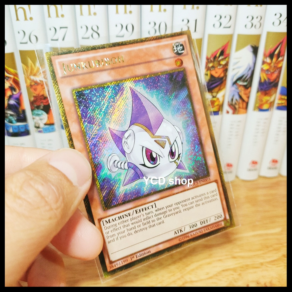 Thẻ bài yugioh chính hãng Junkuriboh – Gold Secret Rare