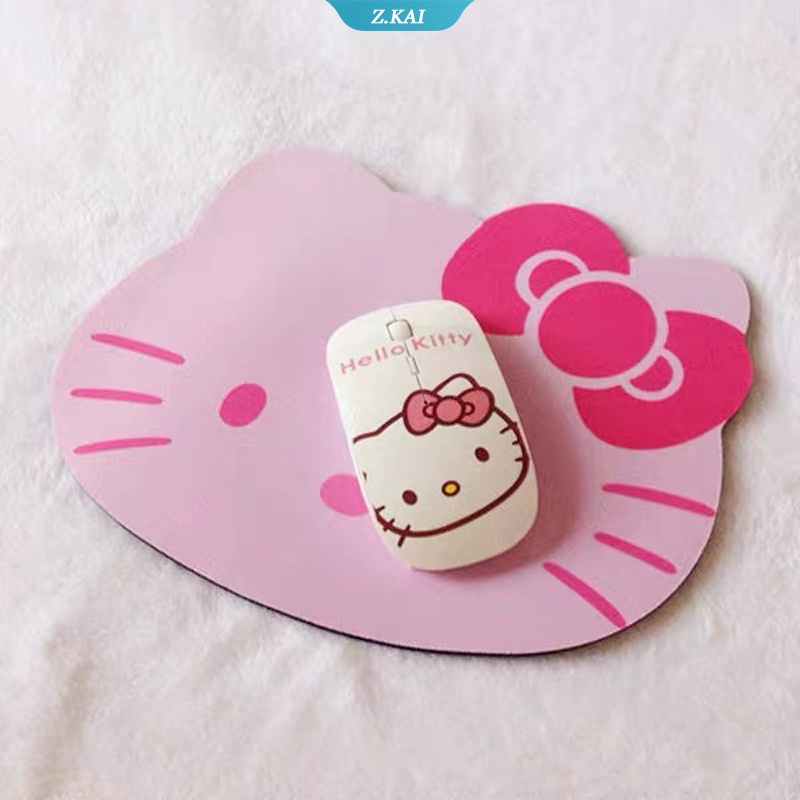 SANRIO Tấm Lót Chuột Dày Dặn Chống Trượt Thoải Mái In Họa Tiết Hoạt Hình Hello kitty Cho Chơi Game/Văn Phòng