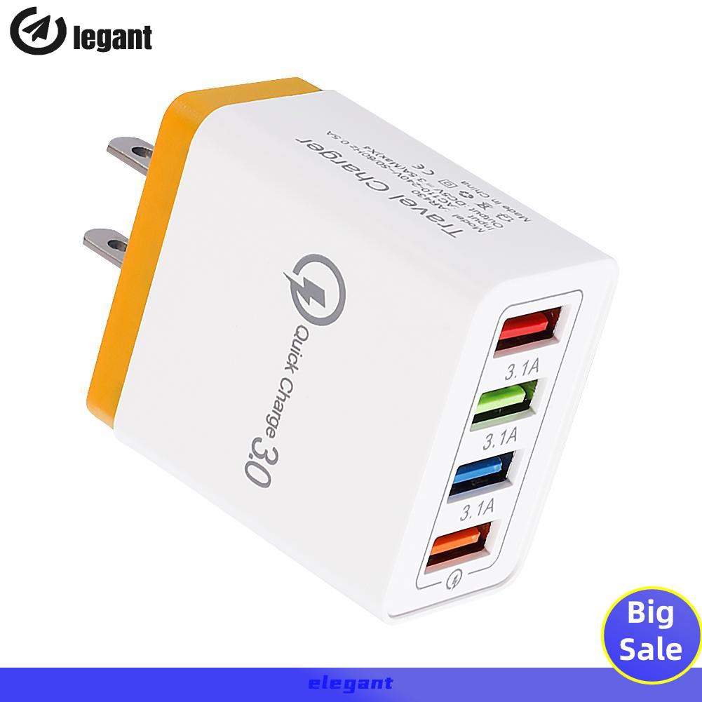 Củ Sạc Nhanh 4 Cổng Usb Tiện Dụng
