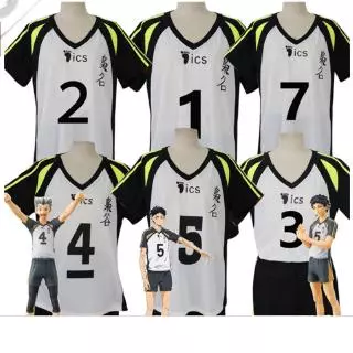 Trang phục cosplay nhân vật Bokuto Koutarou Fukurodani Karasuno Akaashi Keiji trong Haikyuu!!! YBC#