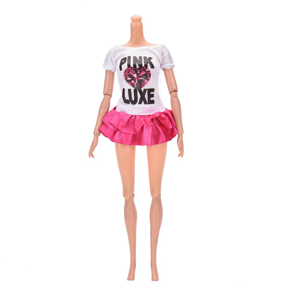 Bộ Đầm Thời Trang Cho Búp Bê Barbie