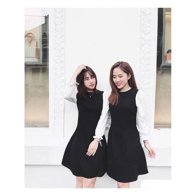 Đầm xuông tay nơ siêu hót | BigBuy360 - bigbuy360.vn