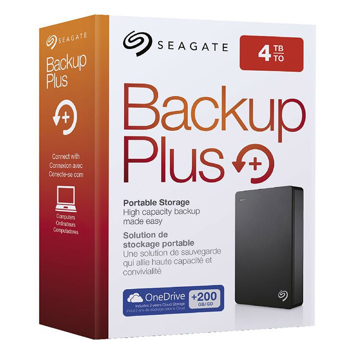 Ổ cứng di động Seagate 4TB backup plus USB 3.0