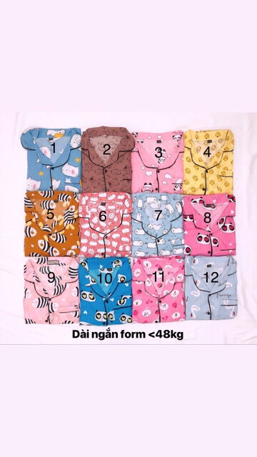 Bộ ngủ Thái Lan Pyjama tay ngắn quần dài | BigBuy360 - bigbuy360.vn