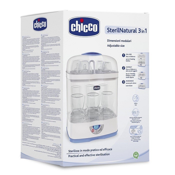 MÁY TIỆT TRÙNG ĐA NĂNG 3 IN 1 CHICCO (CHÍNH HÃNG) CHO BÉ (CO114585)