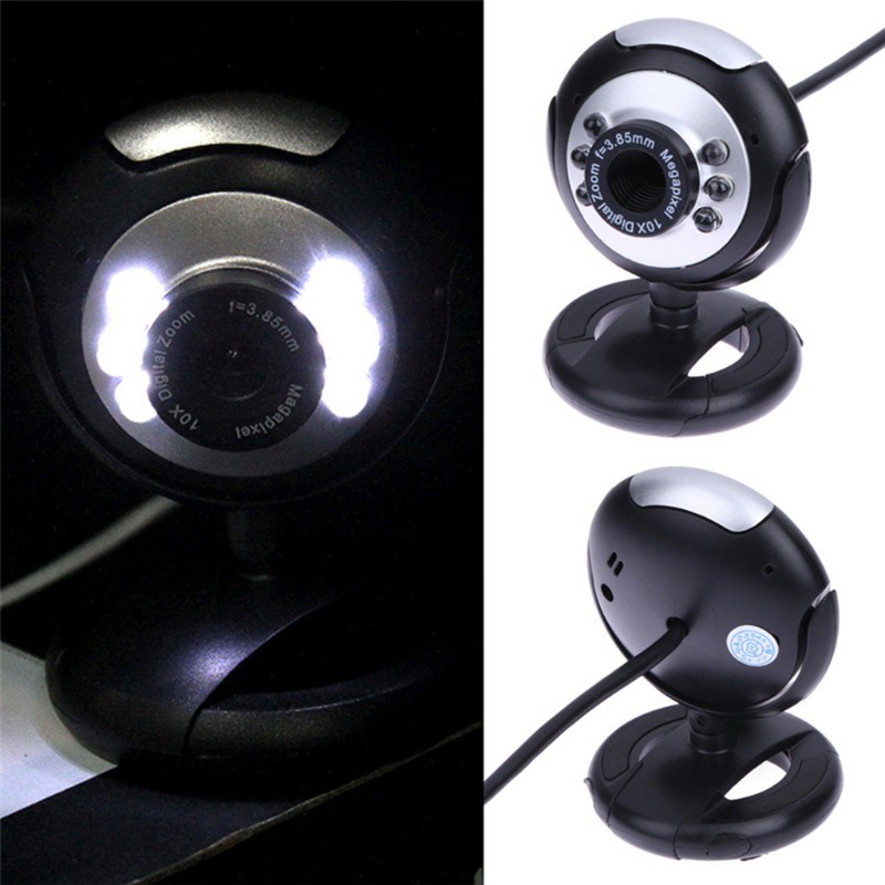 Webcam Usb Tích Hợp Micro Có Đèn Led Hỗ Trợ Quay Video Ban Đêm Cho Máy Tính | BigBuy360 - bigbuy360.vn