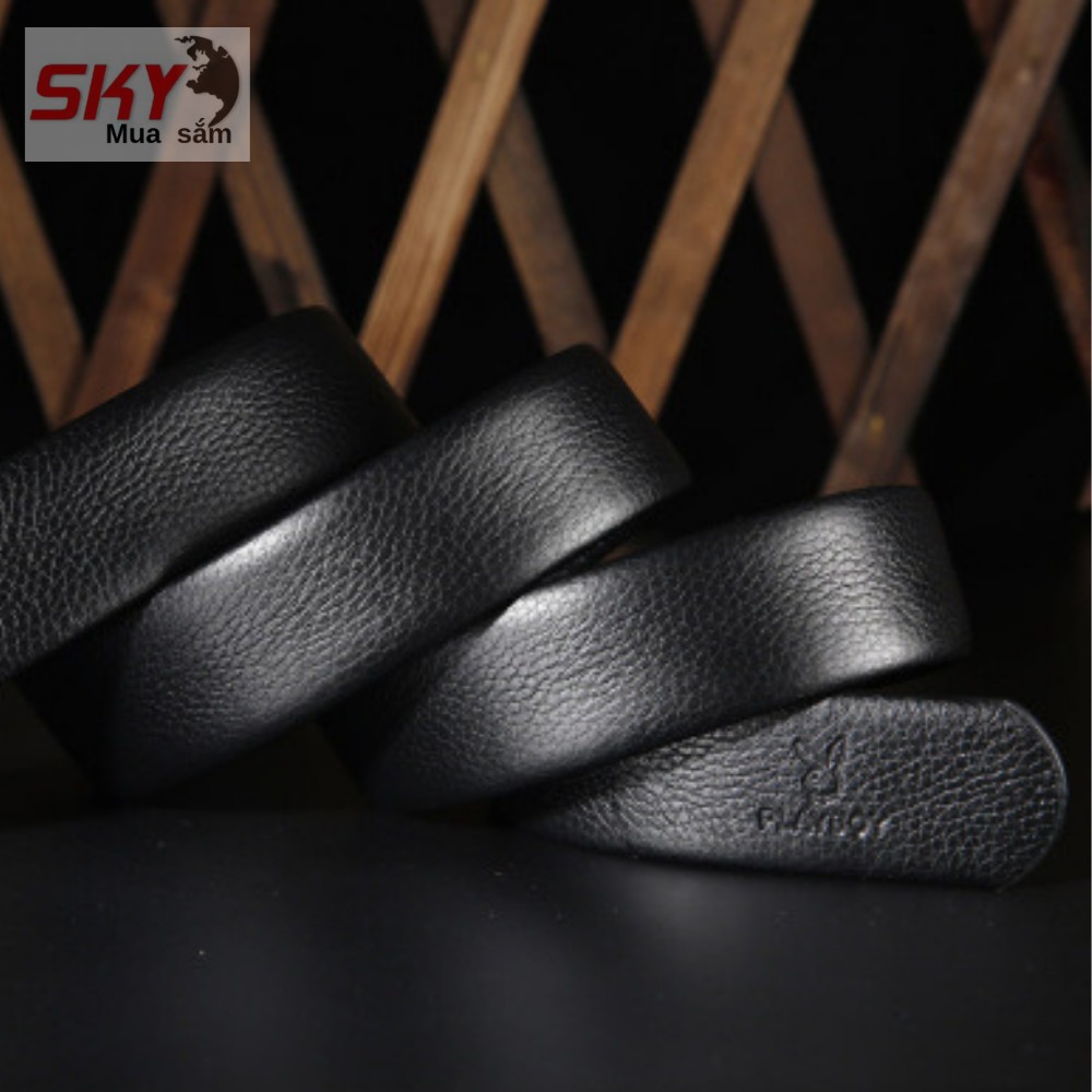 Thắt Lưng Nam Da Thật Cao Cấp + [ Tặng kèm Ví DaMen.bense] - S trắng