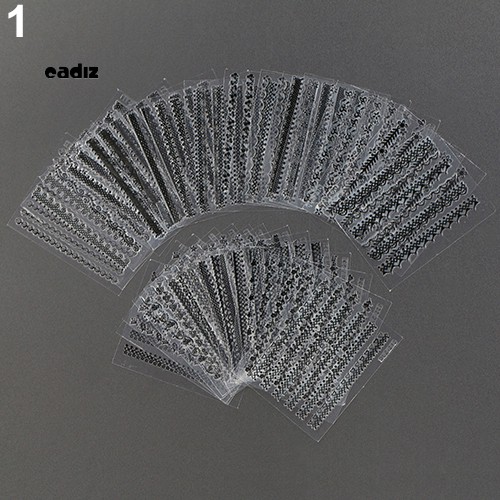[Hàng mới về] Set 30 tờ sticker dán móng tay họa tiết ren 3D thời trang chất lượng cao