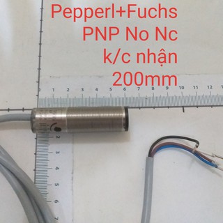 CẢM BIẾN QUANG TRỤ TRÒN PHI 18MM PNP NO NC, KC NHẬN VẬT 200MM
