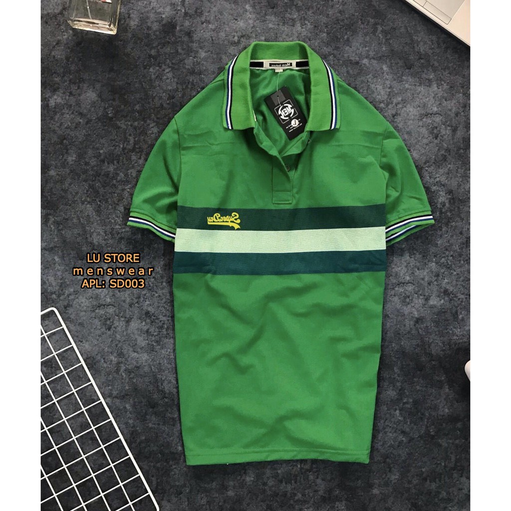 Áo Thun Polo Nam Có Cổ, Tay Ngắn SD946 - Chất Liệu Cotton 100%, Form Suông Basic Thoáng Mát, Thoải Mái. | BigBuy360 - bigbuy360.vn