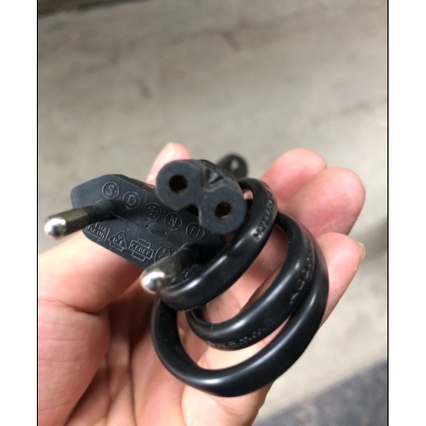 Hàng chính hãng - Dây nguồn số 8 zin, lõi đồng to bóc tivi SS, LG, Sony