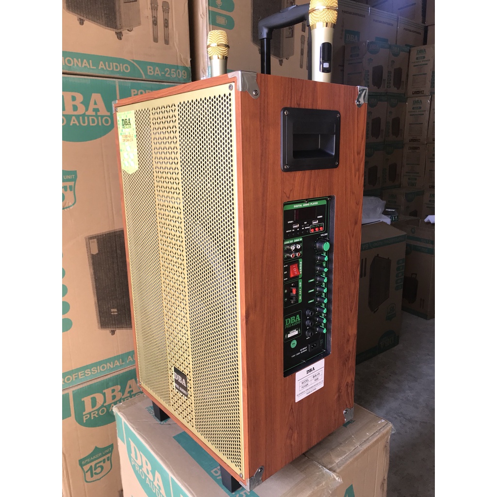 Loa Kéo Di Động DBA BA12 (Bass 3 tấc, 2 micro)