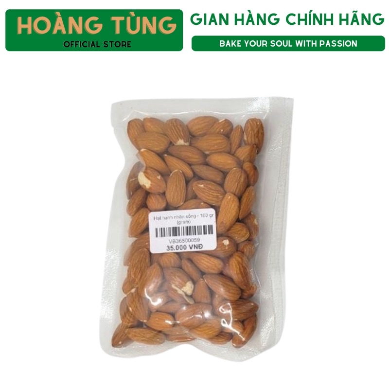 Hạnh Nhân Hạt 100gr
