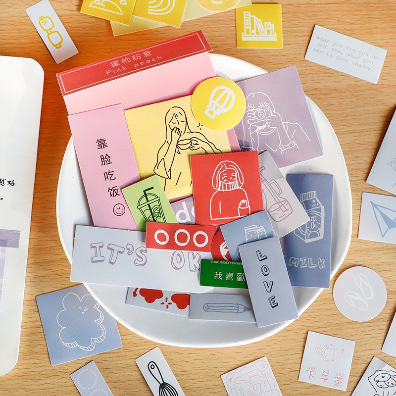 Bộ 40 Sticker phong cách Nitro hiện đại (SB05)