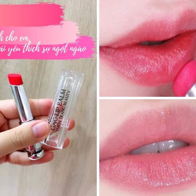 Son gấc LIPBALM màu siêu dưỡng